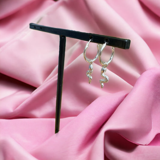 'Radiant Rebirth' Hoops - 925 Sterling Silver Earrings